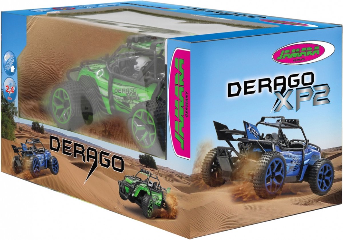 Jamara RC Derago XP1 4WD 2 jongens 2,4 GHz 1:18 - Groen