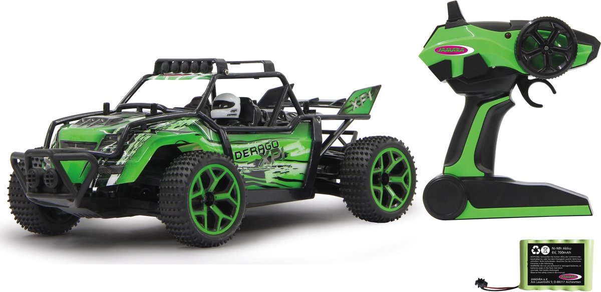 Jamara RC Derago XP1 4WD 2 jongens 2,4 GHz 1:18 - Groen