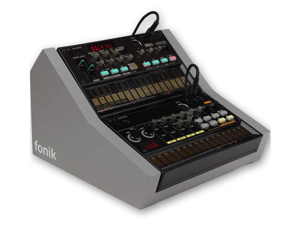 Fonik Audio Innovations grijs voor 2x Korg Volca