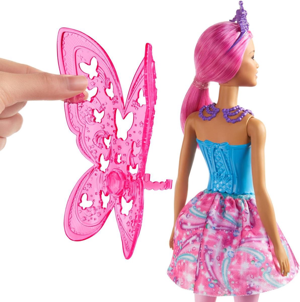 Mattel Barbie tienerpop Dreamtopia: Fee 30 cm roze/ - Paars