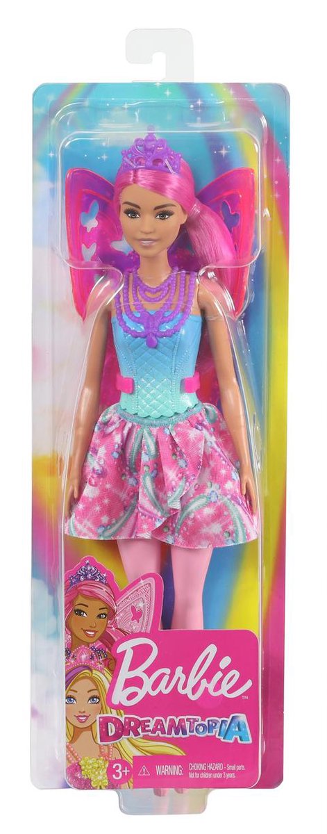 Mattel Barbie tienerpop Dreamtopia: Fee 30 cm roze/ - Paars