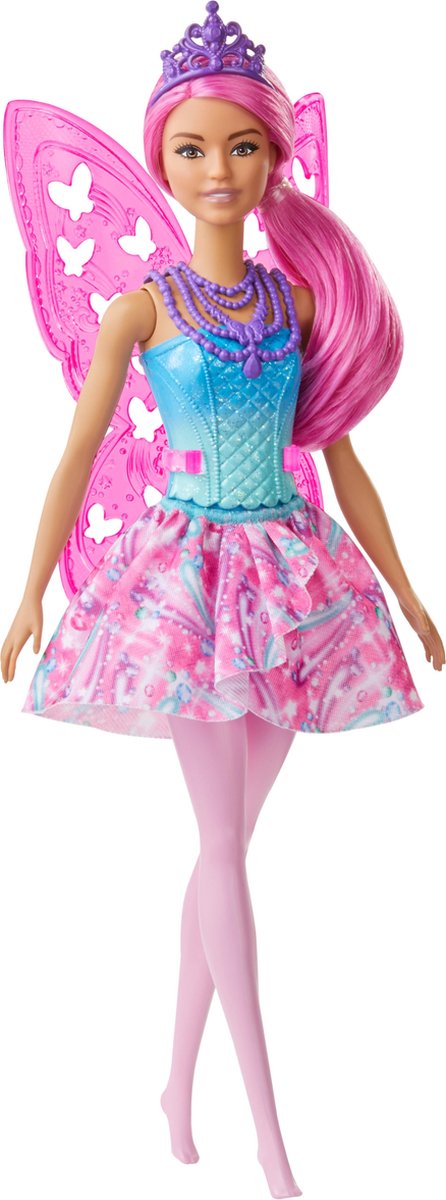 Mattel Barbie tienerpop Dreamtopia: Fee 30 cm roze/ - Paars