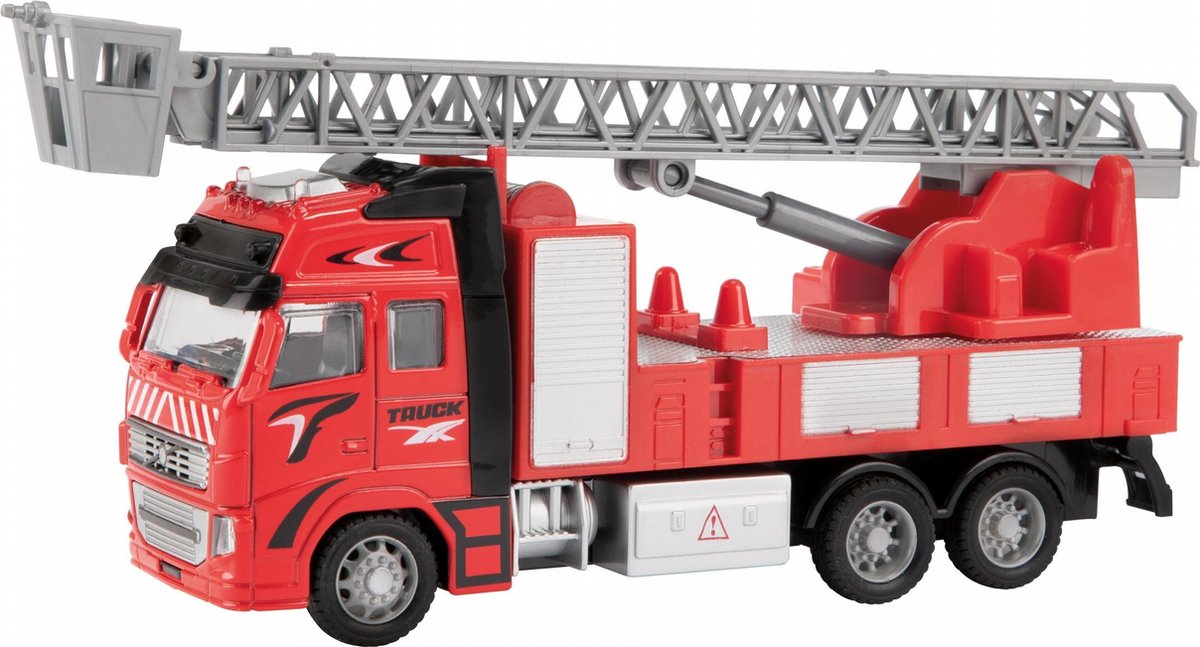 Toi-Toys Toi Toys brandweerwagen 12 cm - Rood