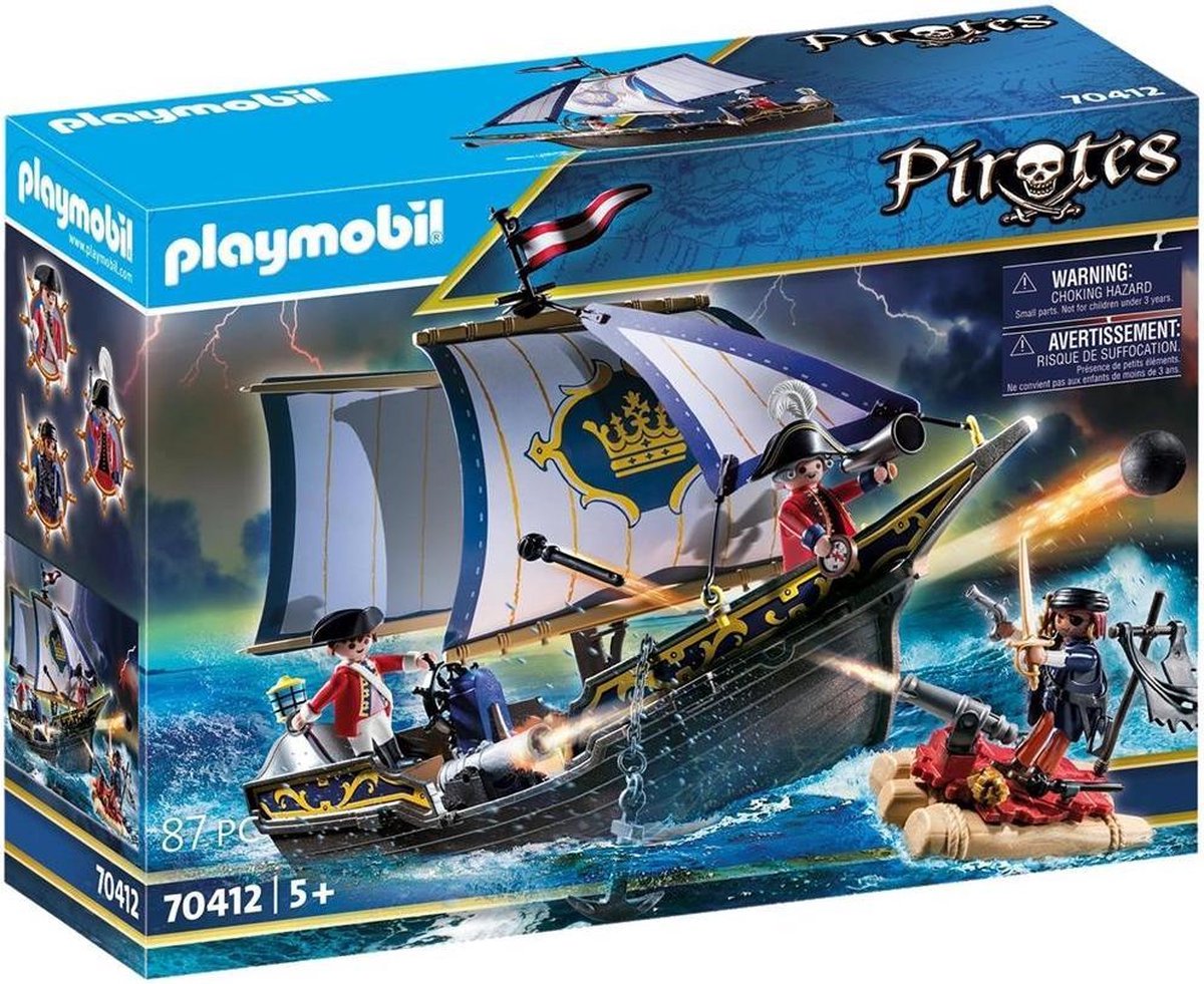 Playmobil Pirates Zeilschip van de Soldaten (70412)