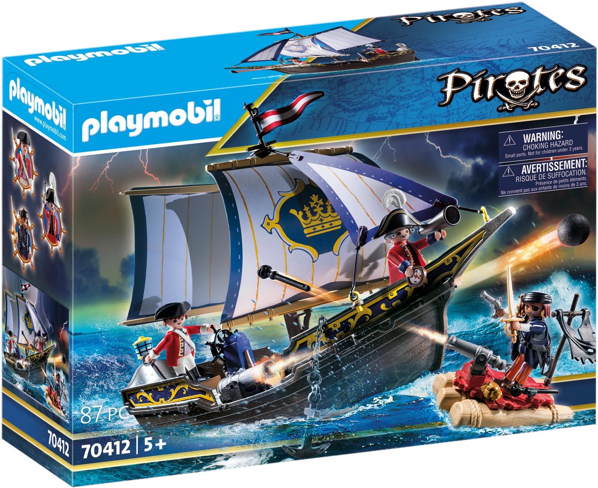 Playmobil Pirates Zeilschip van de Soldaten (70412)