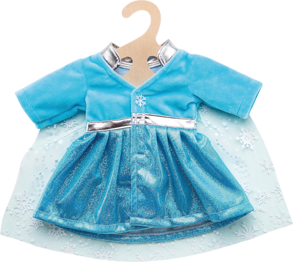 Heless babypoppenjurk Ice Princess meisjes 28 35 cm textiel - Blauw