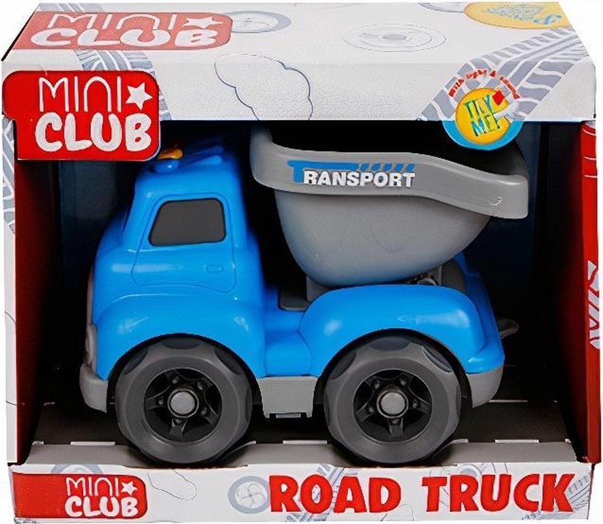 Mini Club Road Truck jongens 16 cm - Blauw