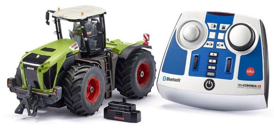Siku Claas Xerion 5000 Trac VC Bluetooth RC staal 3 delig (6794) - Blauw