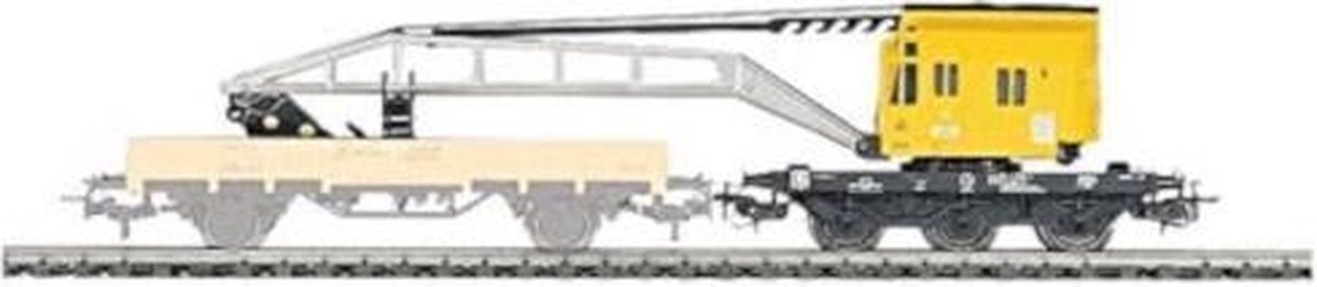 MÃ¤rklin Start up Marklin kraanwagen Start Up 8,3 x 3,5 cm/zwart - Geel