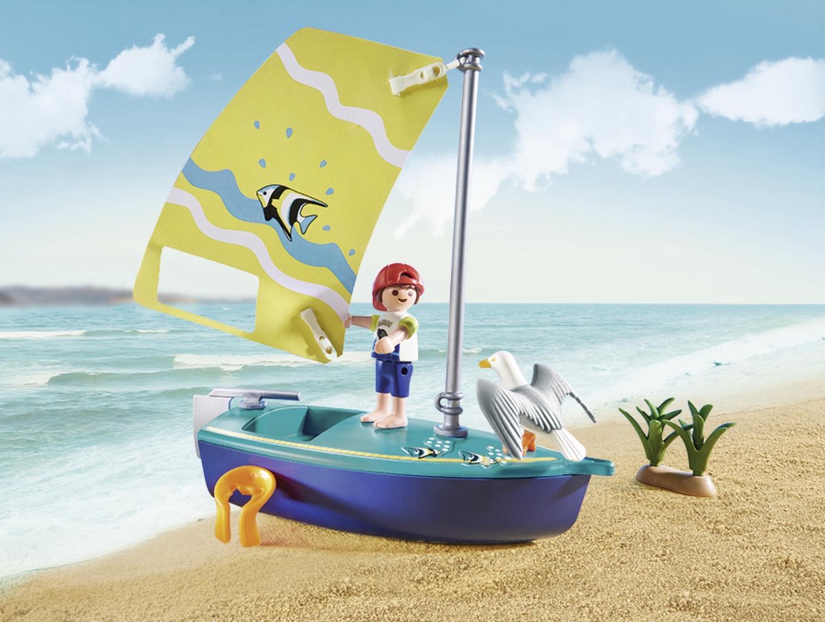 Playmobil Family Fun zeilboot junior 17 delig