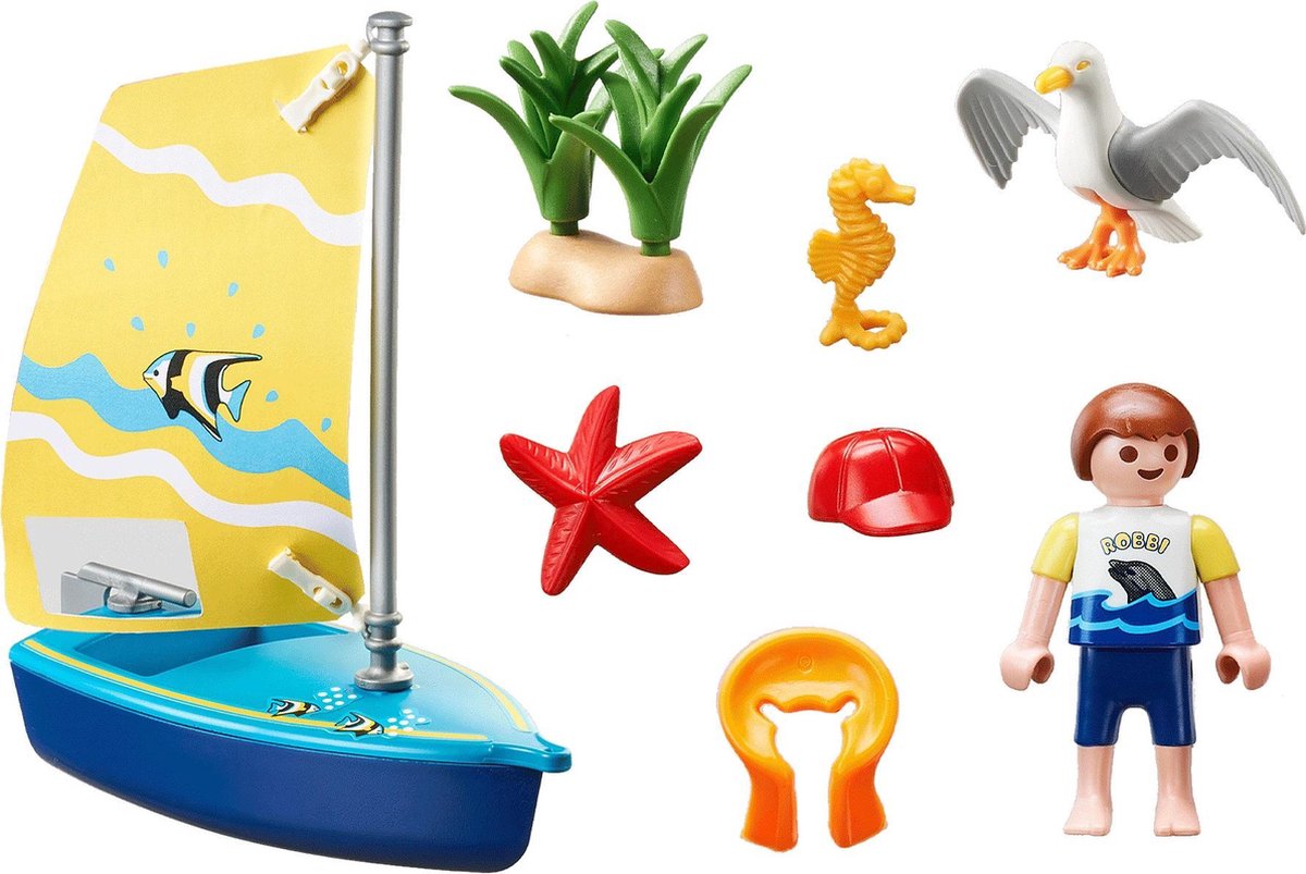 Playmobil Family Fun zeilboot junior 17 delig