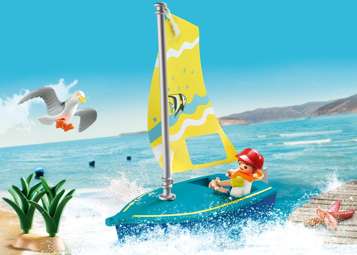 Playmobil Family Fun zeilboot junior 17 delig