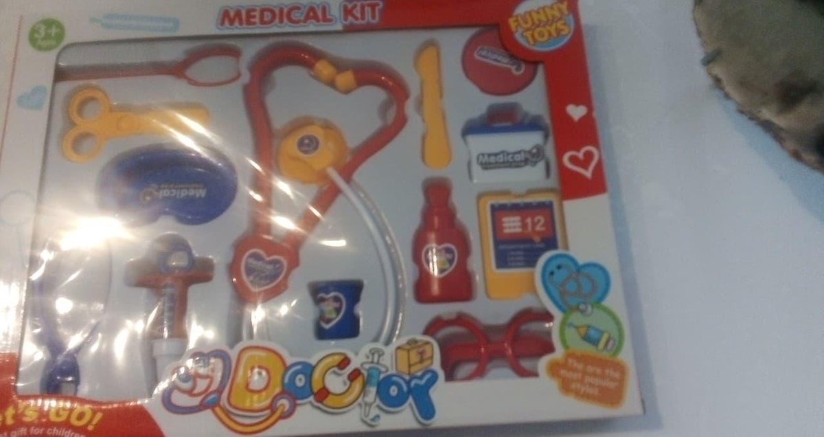 Funny Toys doktorset Let&apos;s Go! Medical Kit junior 13 delig