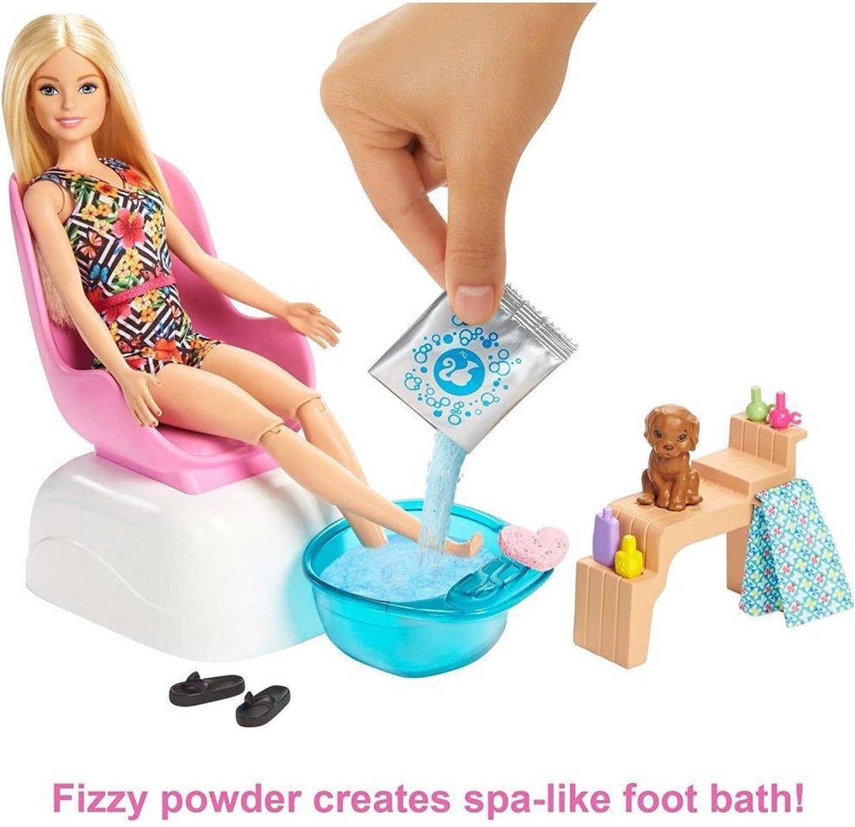 Barbie speelset pedicure meisjes 12 delig