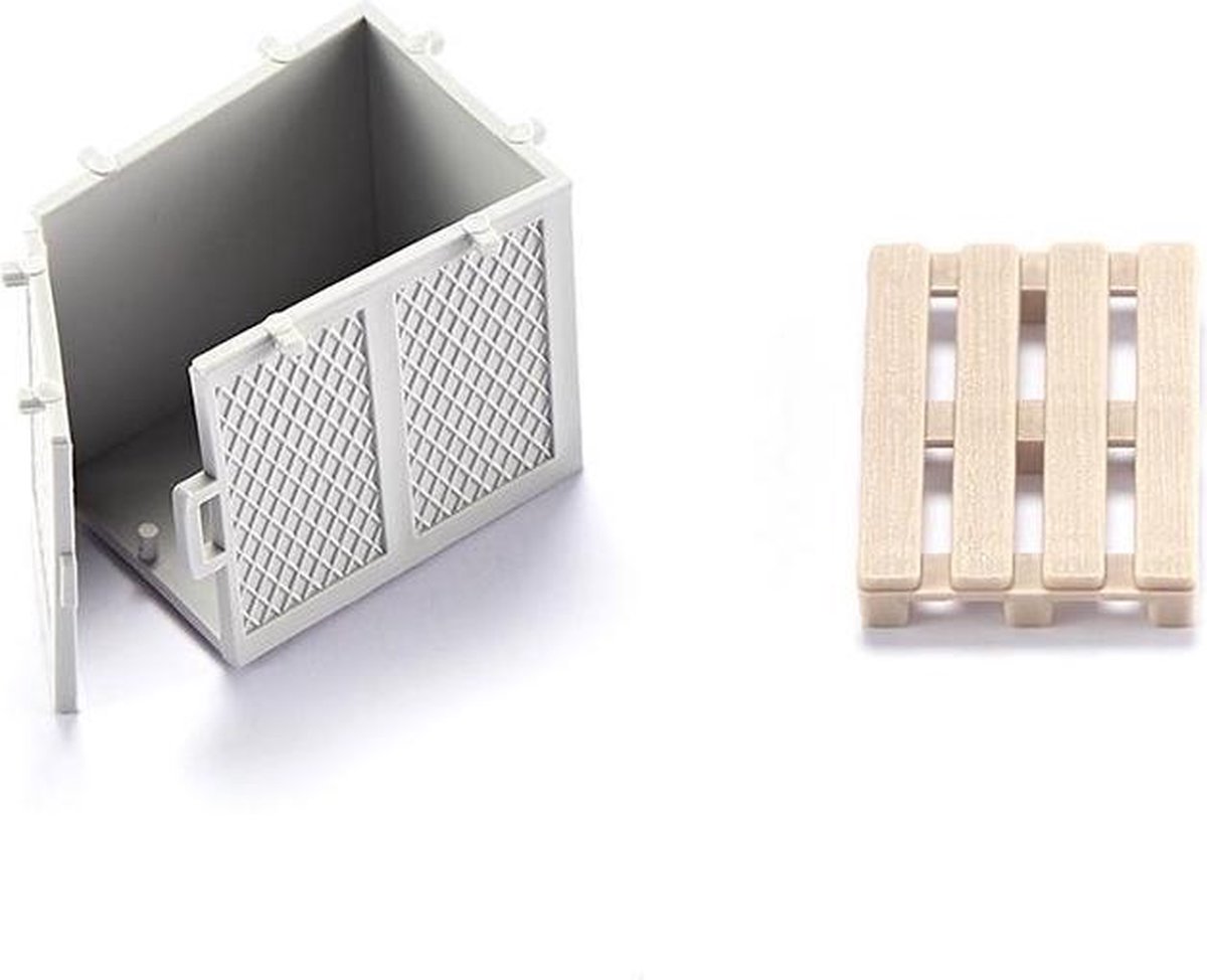 Siku Man UPS bakwagen 21,8 cm staal wit/brons (1997)