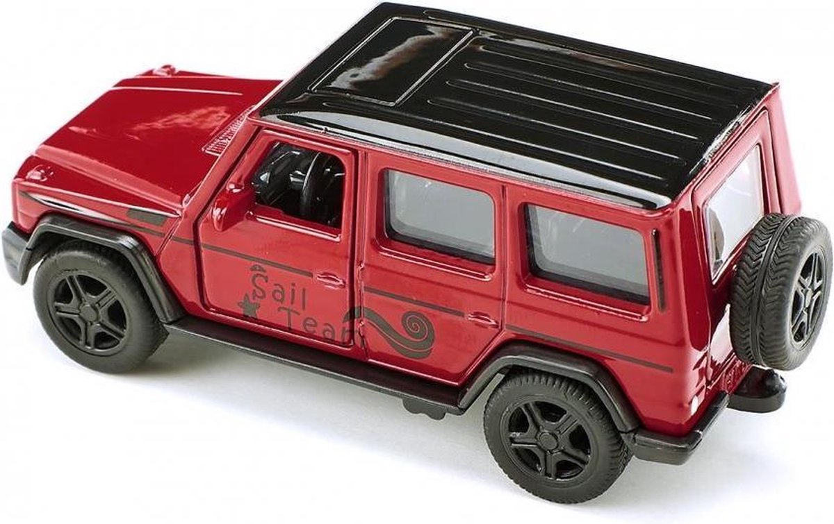 Siku Mercedes Benz AMG G65 met zeilboot 27,9 cm staal (2564) - Rood