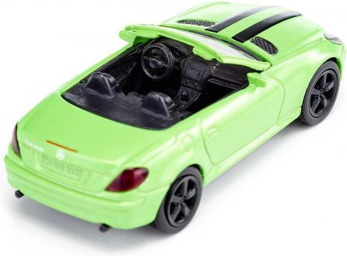 Siku giftset cabrio 17 cm staal rood//groen 3 delig (6314) - Blauw