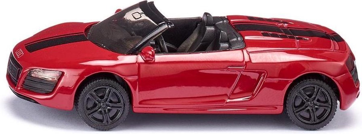 Siku giftset cabrio 17 cm staal rood//groen 3 delig (6314) - Blauw