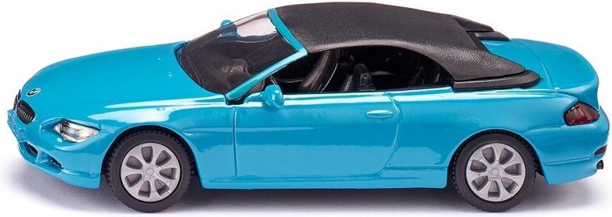 Siku giftset cabrio 17 cm staal rood//groen 3 delig (6314) - Blauw