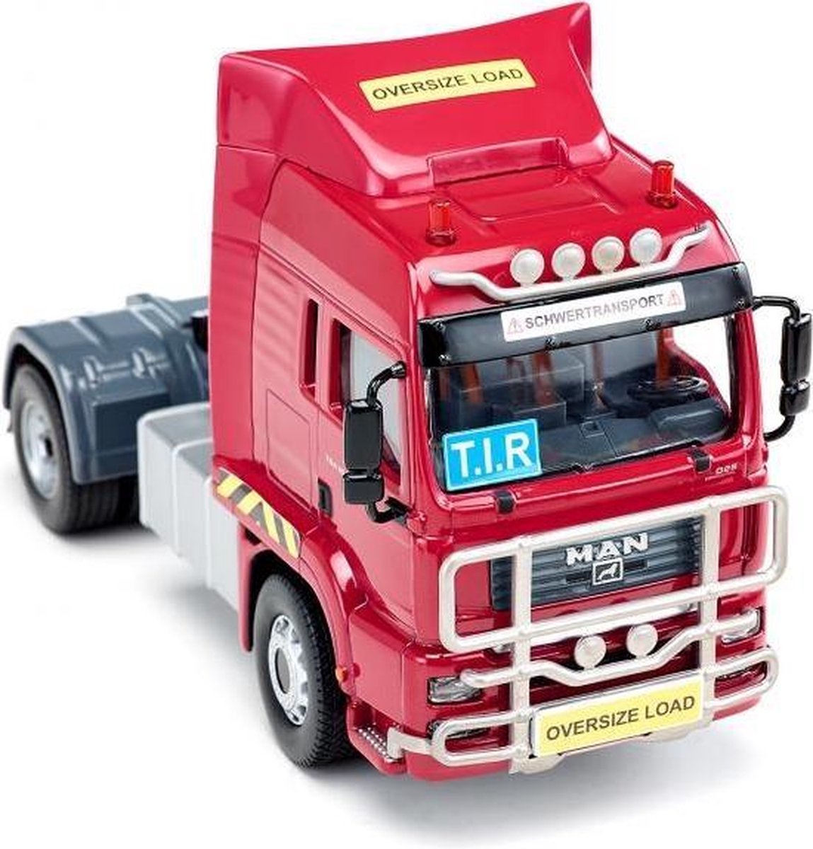 Siku accessoireset voor dieplader 30,8 cm grijs 7 delig (6714) - Geel