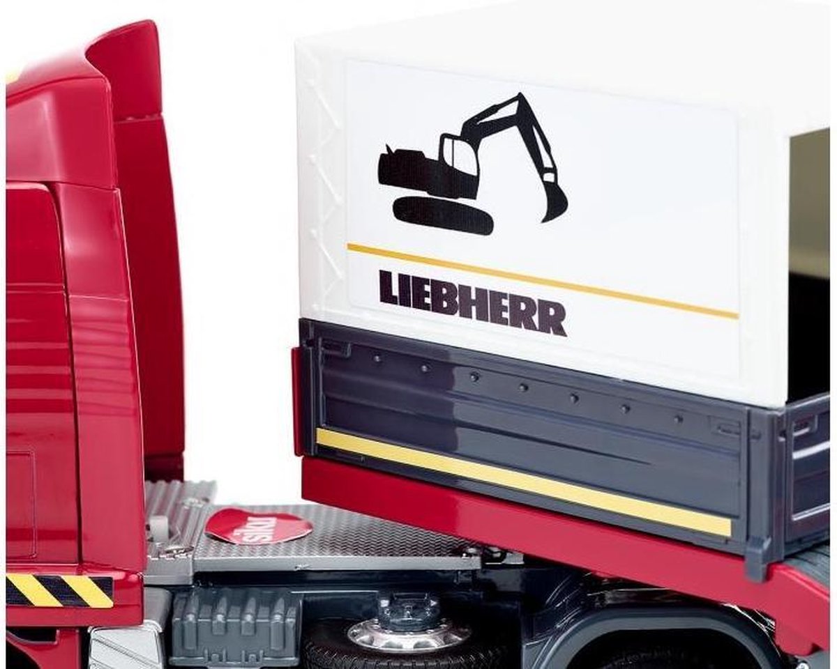 Siku accessoireset voor dieplader 30,8 cm grijs 7 delig (6714) - Geel