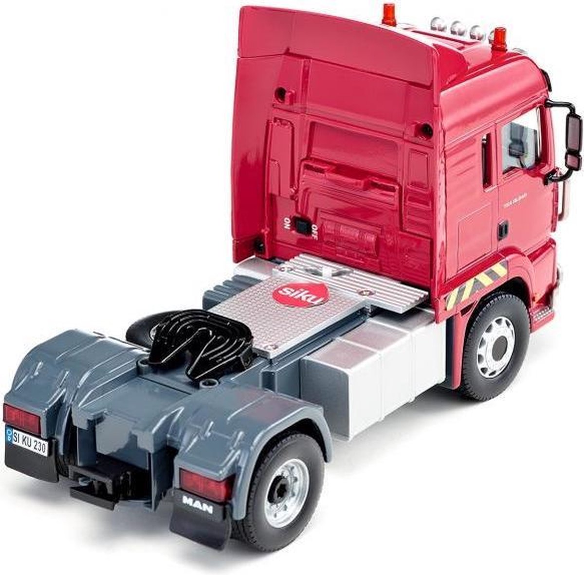 Siku accessoireset voor dieplader 30,8 cm grijs 7 delig (6714) - Geel