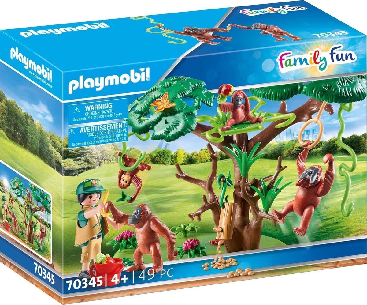 Playmobil Family Fun Oerang oetans in de boom (70345)