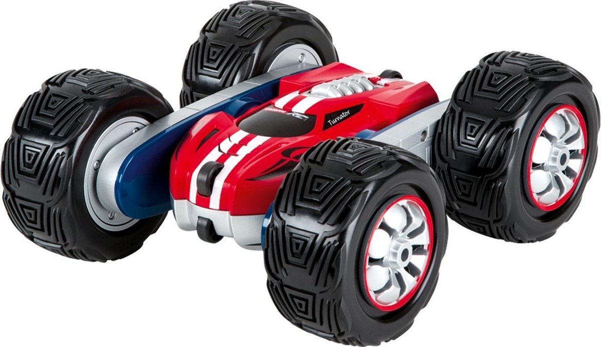 Carrera monstertruck RC Turnator 2,4 Ghz 1:16/zwart 5 delig - Rood