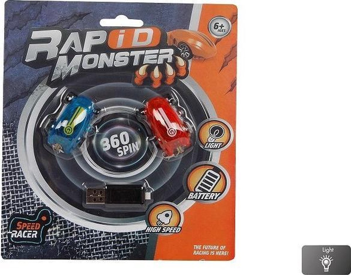 Toys Amsterdam raceauto's 6 cm USB/rood 3 delig - Blauw