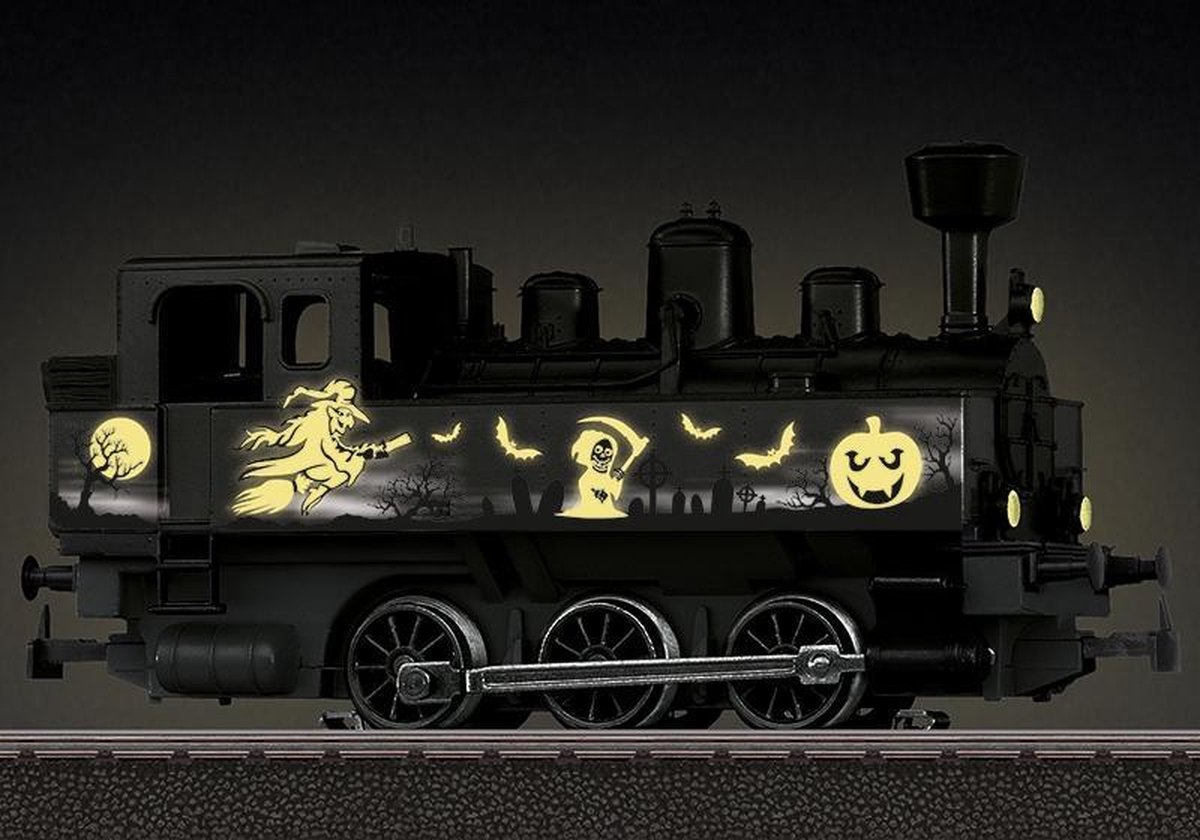 Märklin Marklin miniatuurmodel stoomlocomotief Halloween - Zwart