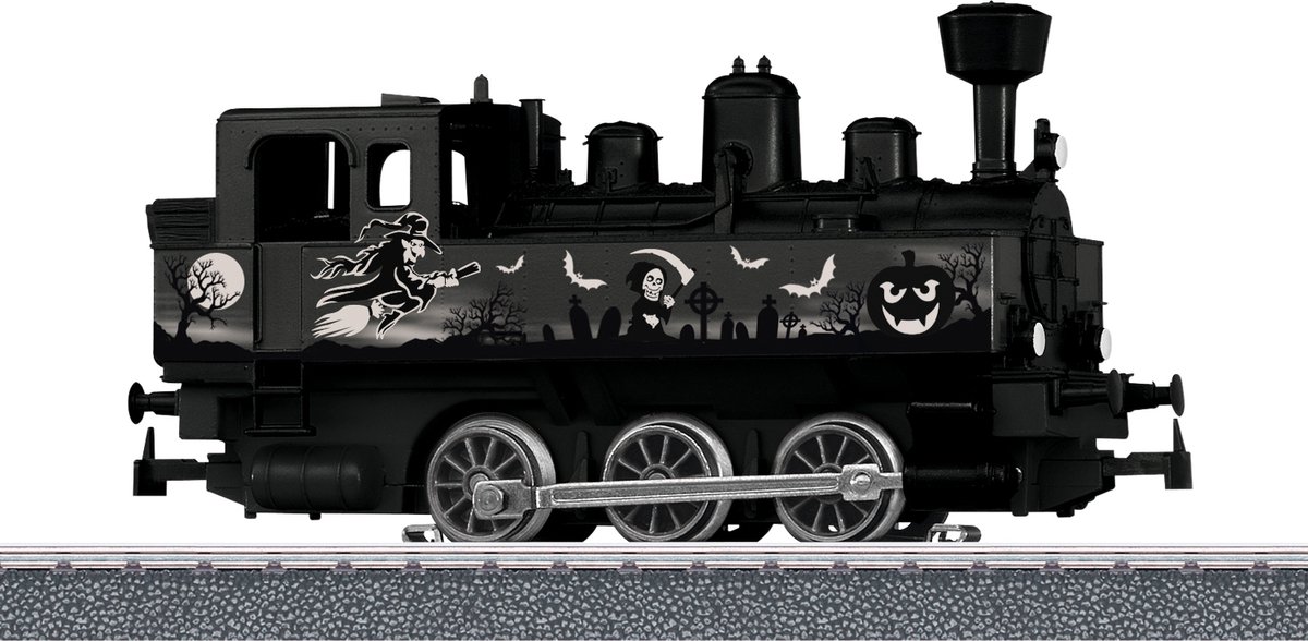Märklin Marklin miniatuurmodel stoomlocomotief Halloween - Zwart