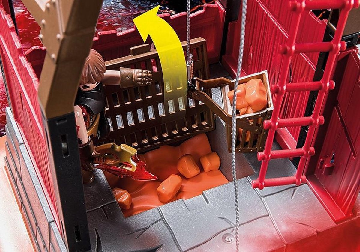 Playmobil Novelmore Burnham Raides lavamijn 103 delig (70390) - Zwart