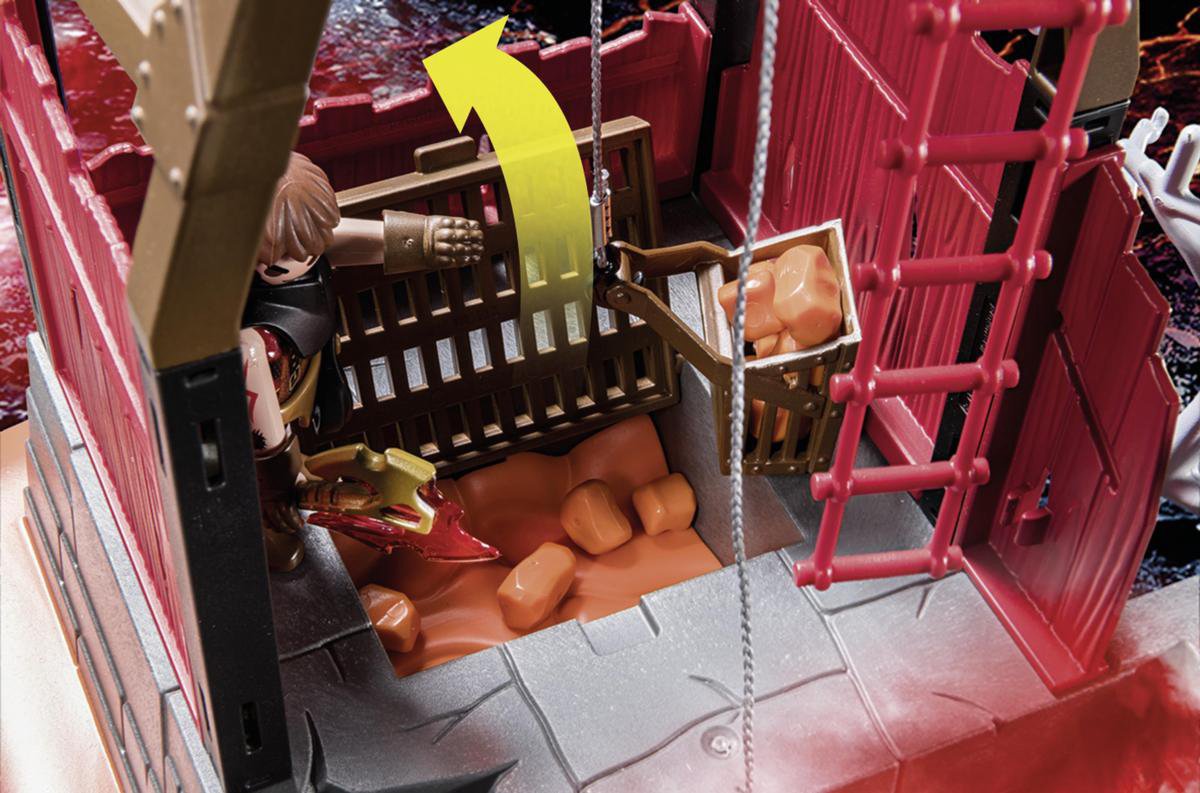 Playmobil Novelmore Burnham Raides lavamijn 103 delig (70390) - Zwart