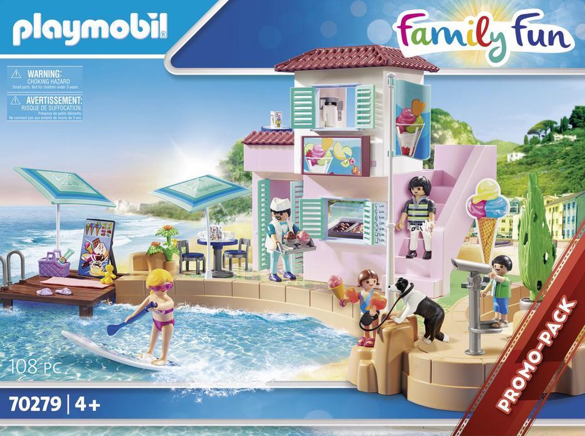 Playmobil Family Fun: ijssalon aan de haven (70279)