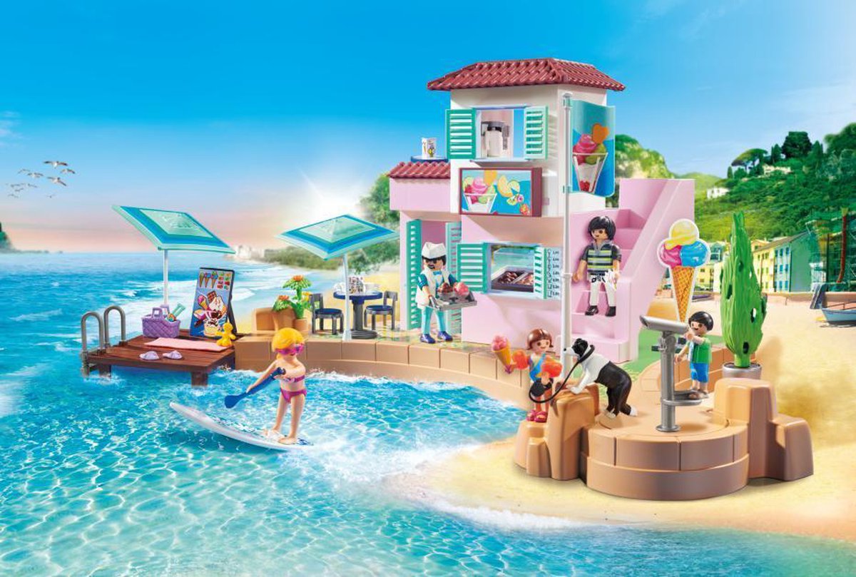 Playmobil Family Fun: ijssalon aan de haven (70279)