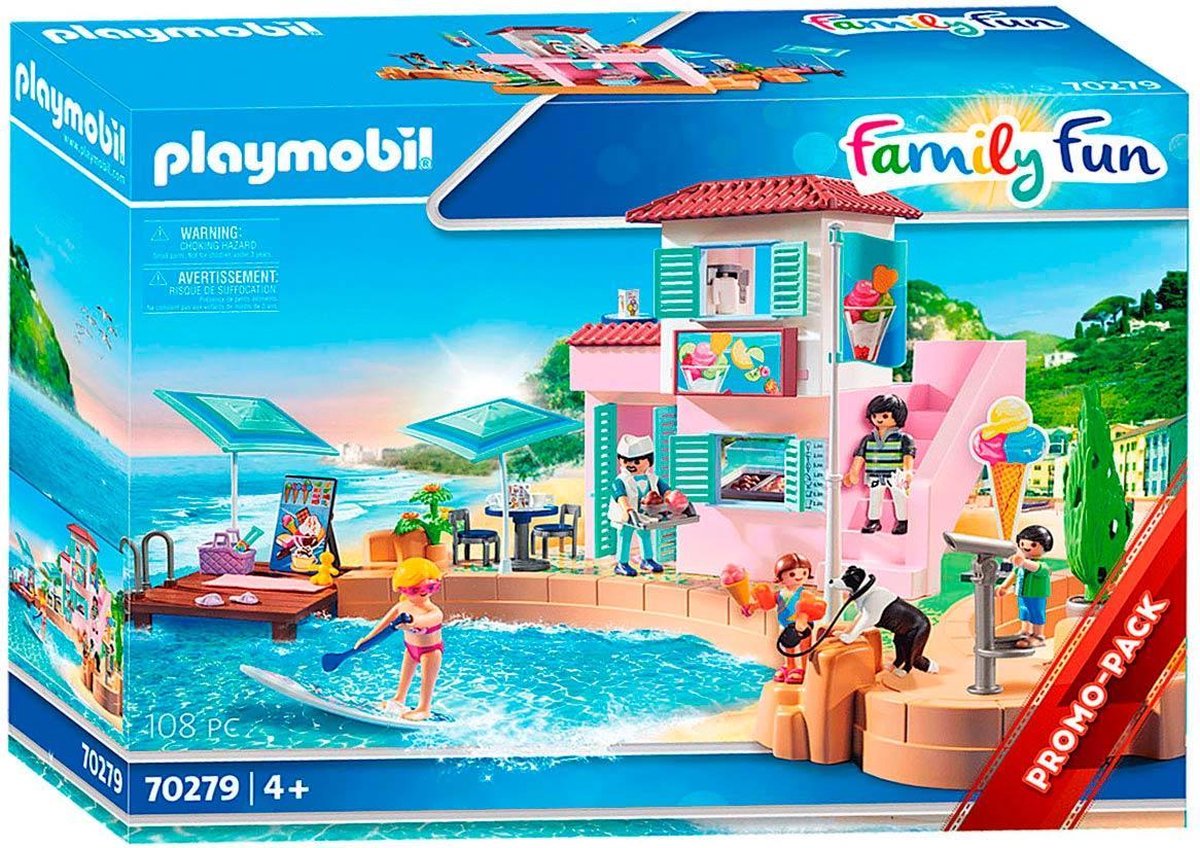 Playmobil Family Fun: ijssalon aan de haven (70279)