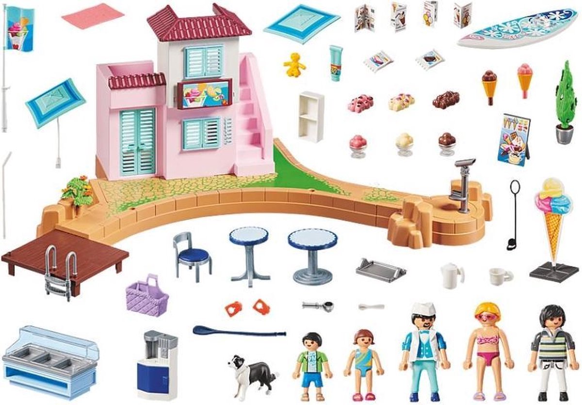 Playmobil Family Fun: ijssalon aan de haven (70279)