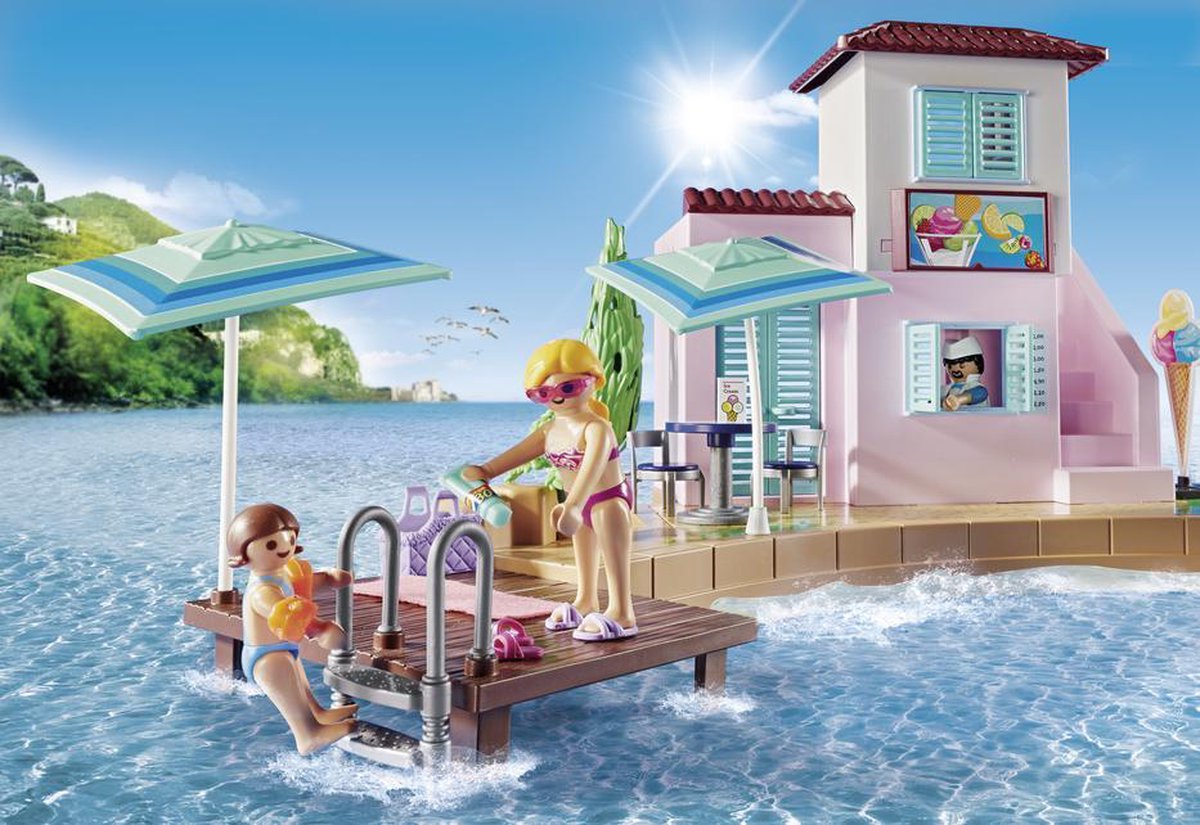 Playmobil Family Fun: ijssalon aan de haven (70279)