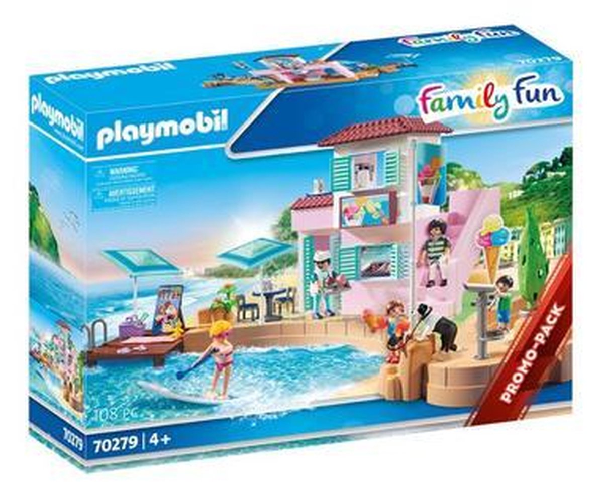 Playmobil Family Fun: ijssalon aan de haven (70279)