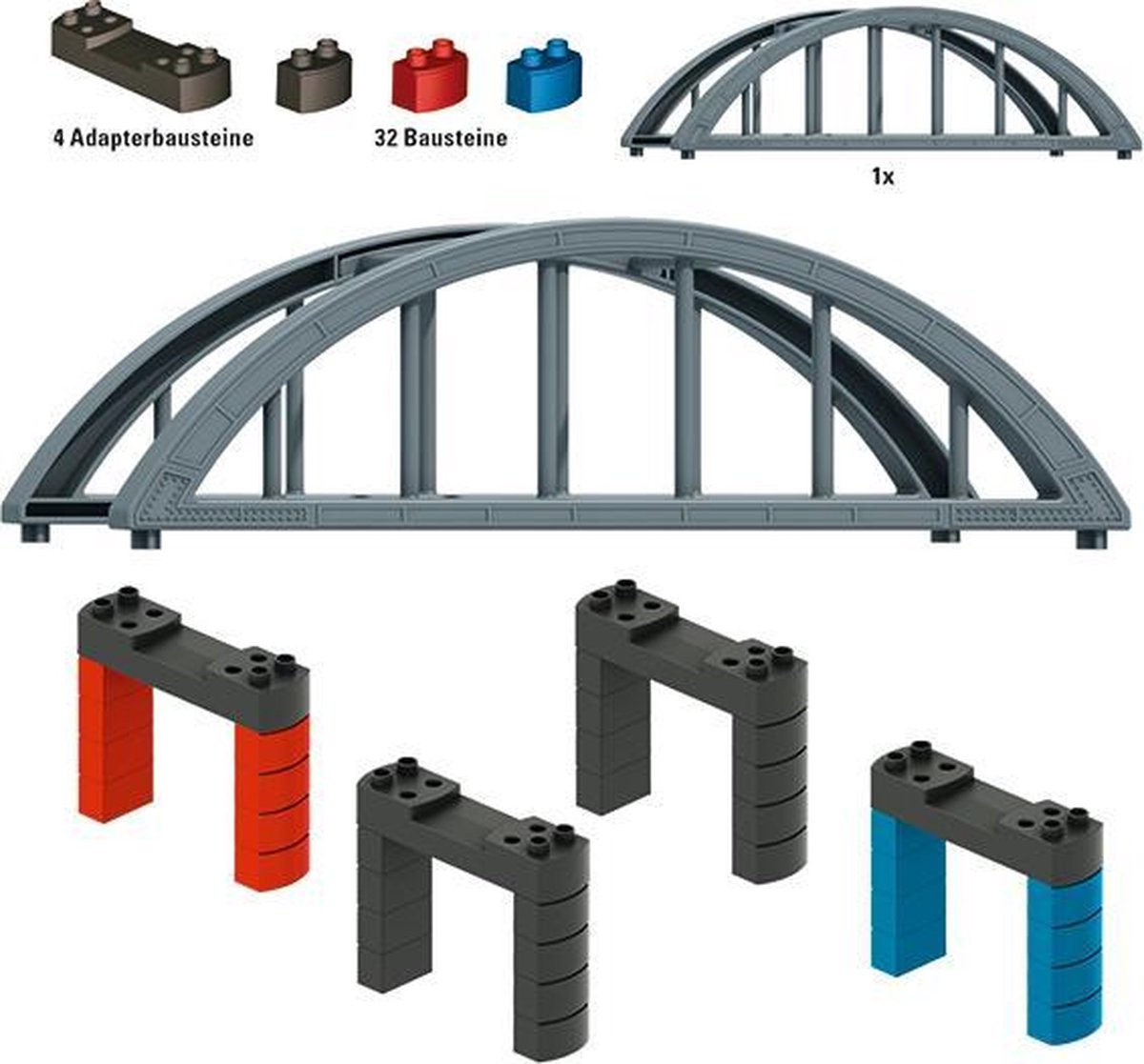 Märklin Marklin bouwstenenset spoorwegviaduct My World H0 39 delig