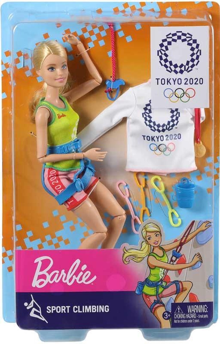 Barbie pop Olympische Spelen 2020 klimmen 32 cm