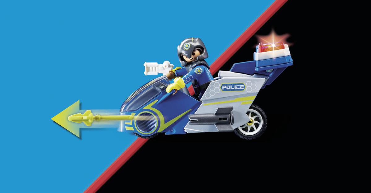 Playmobil Galaxy Police motorfiets jongens 40 delig