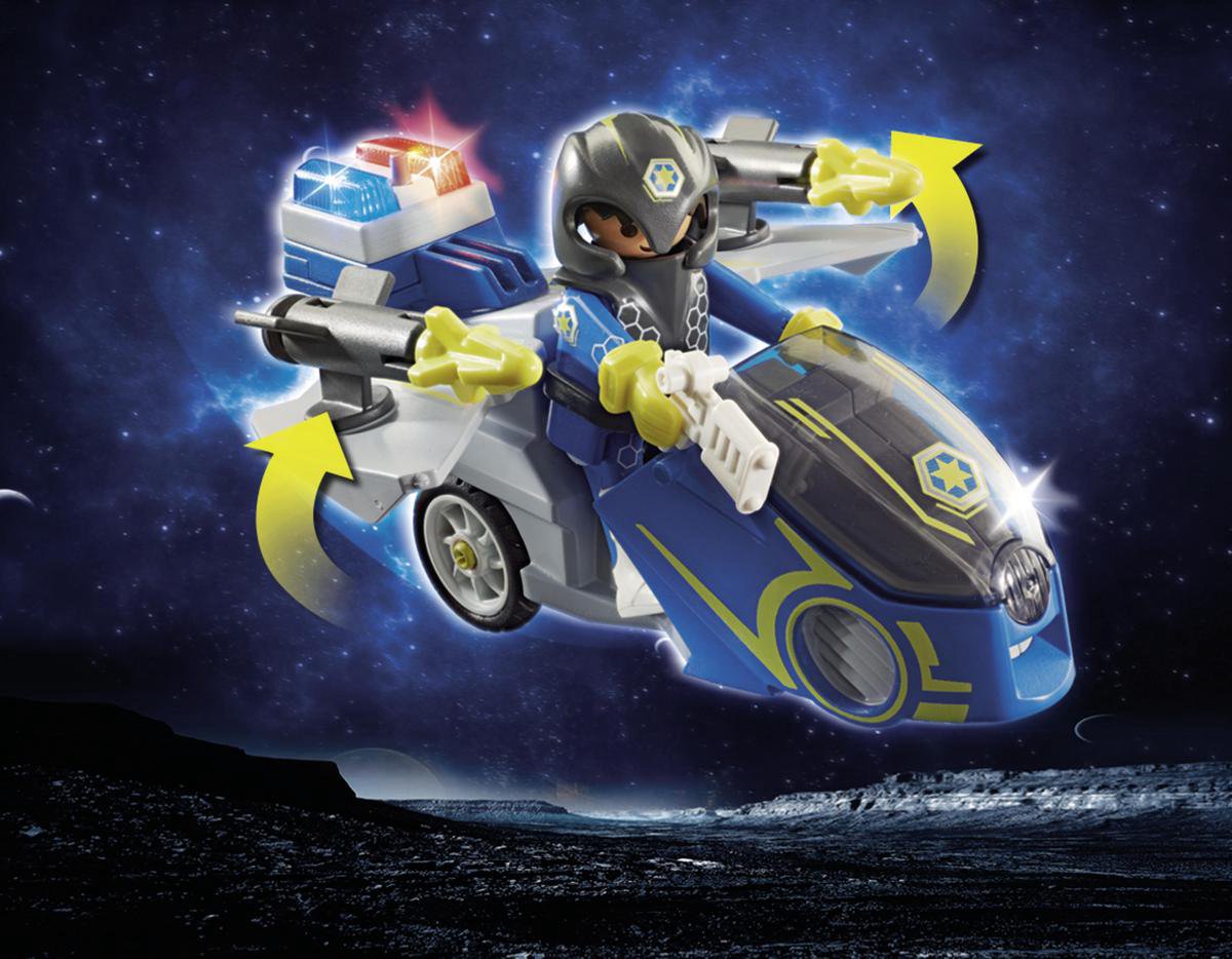 Playmobil Galaxy Police motorfiets jongens 40 delig