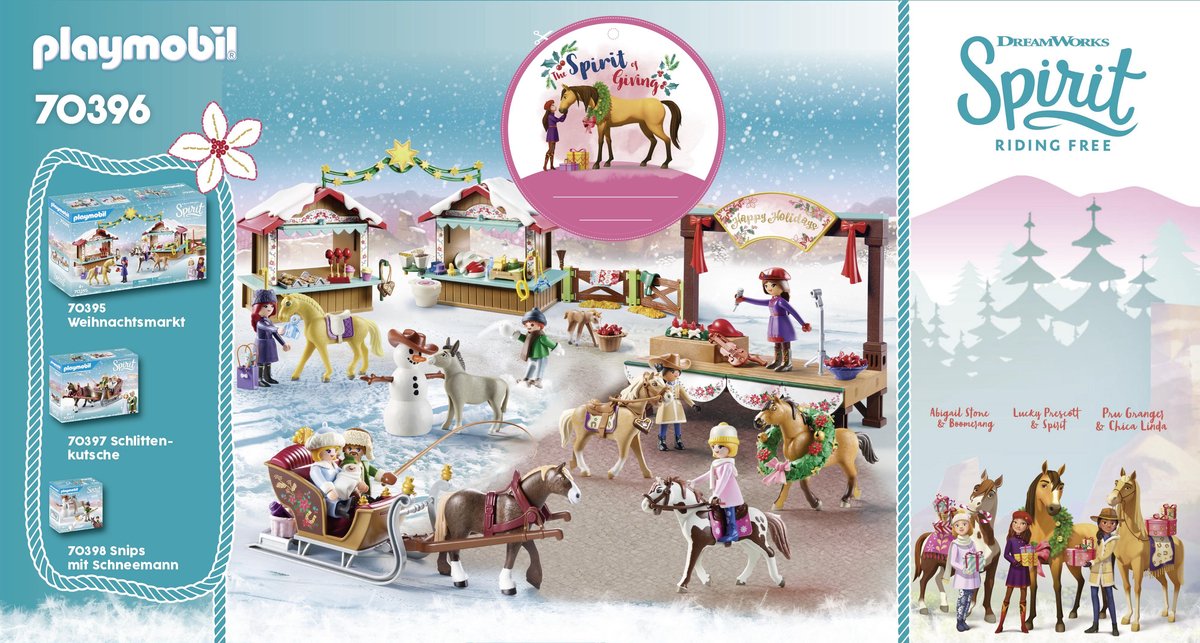 Playmobil Spirit Riding Free Kerstmis Concert (70396)