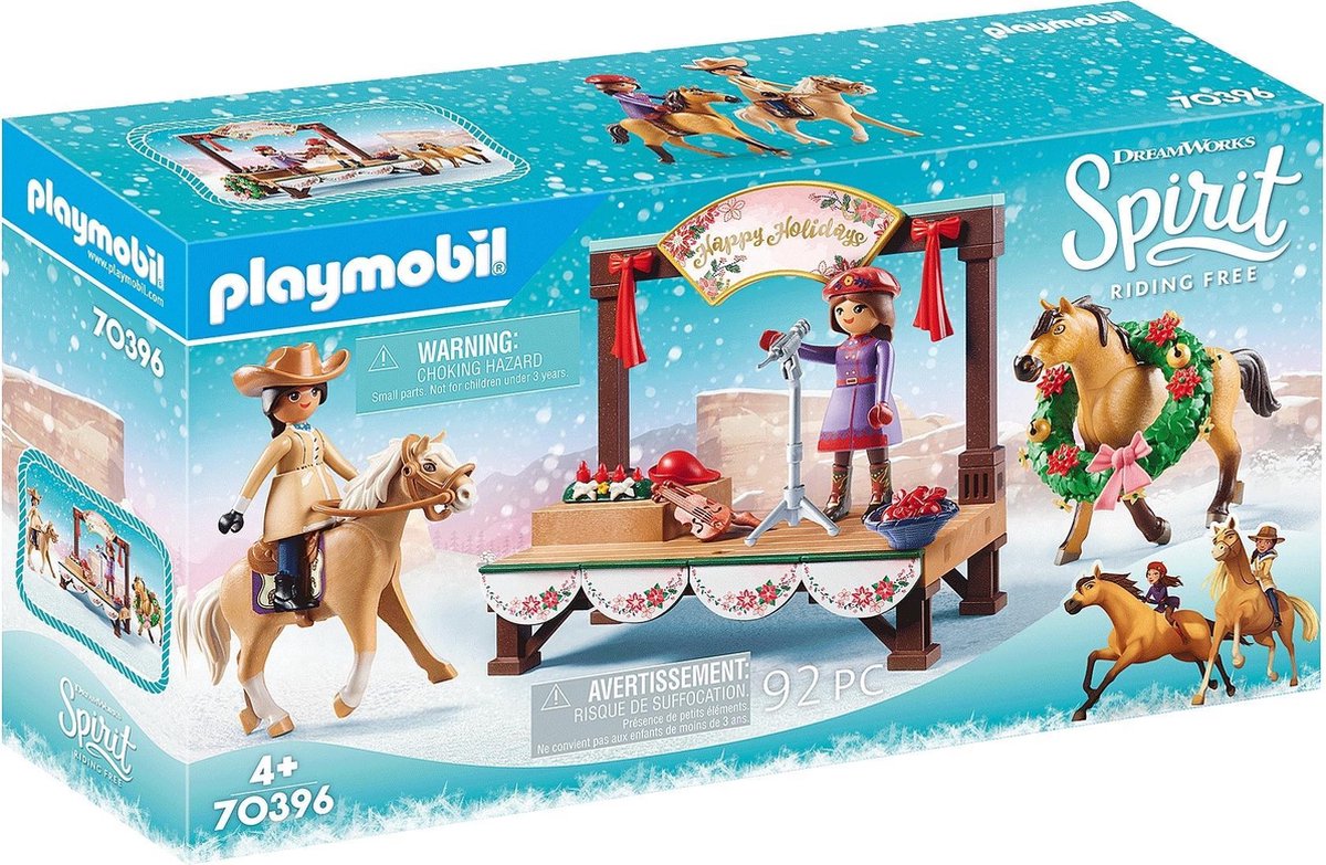 Playmobil Spirit Riding Free Kerstmis Concert (70396)