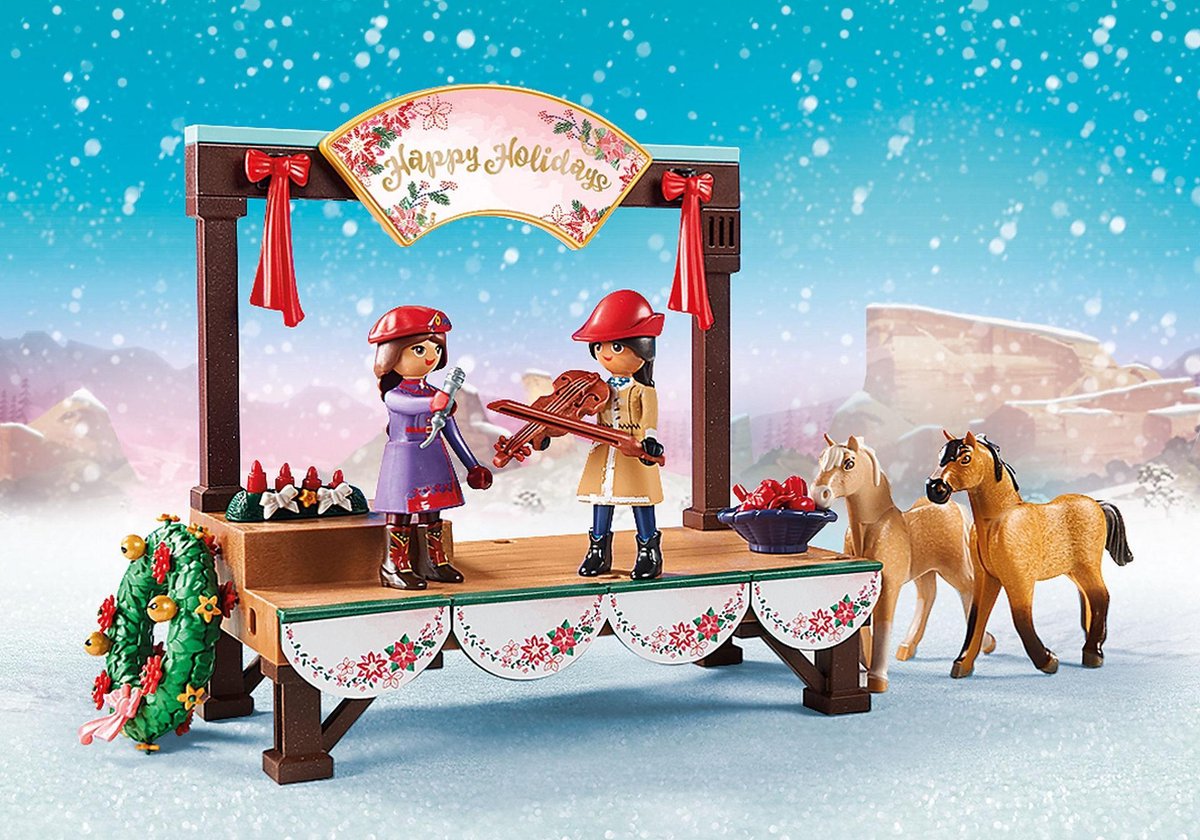 Playmobil Spirit Riding Free Kerstmis Concert (70396)