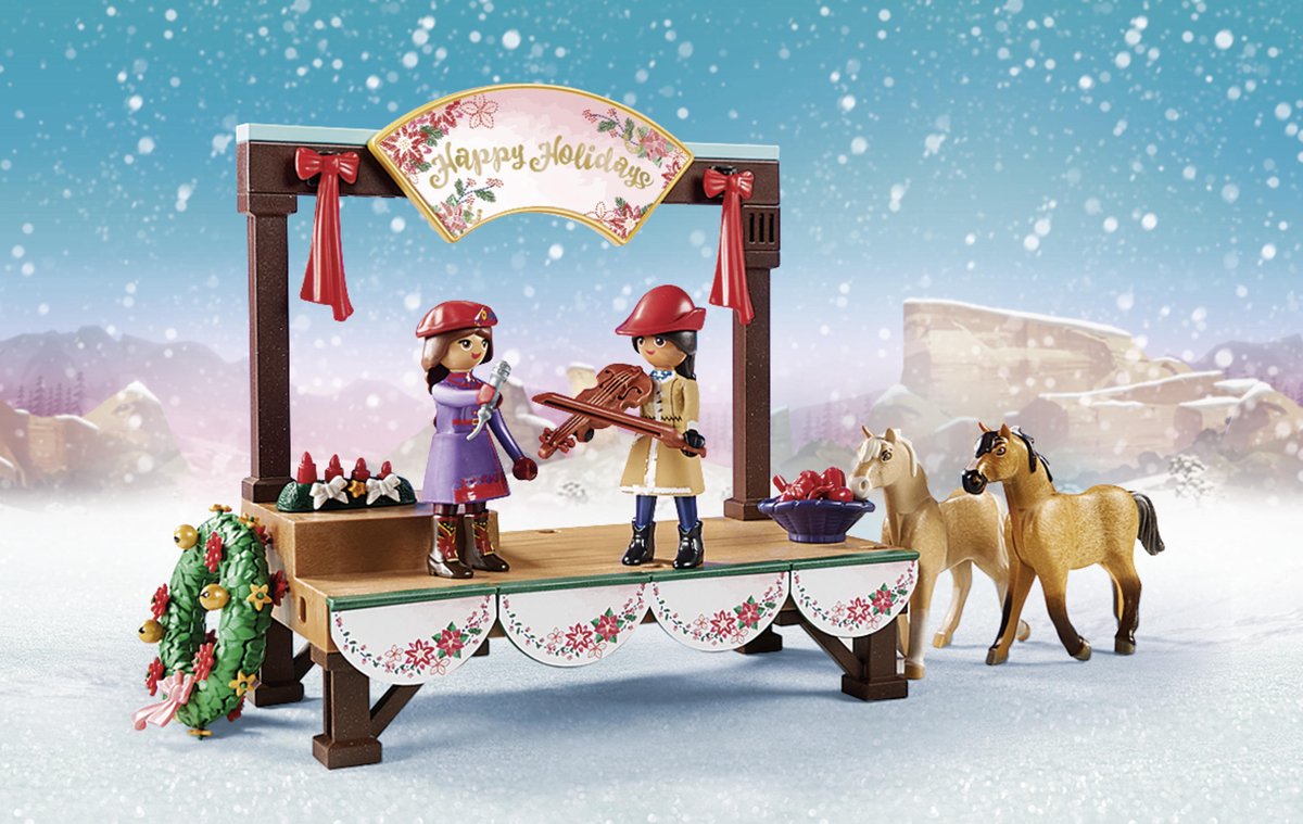 Playmobil Spirit Riding Free Kerstmis Concert (70396)