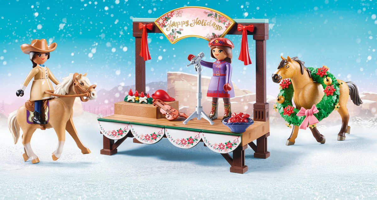 Playmobil Spirit Riding Free Kerstmis Concert (70396)
