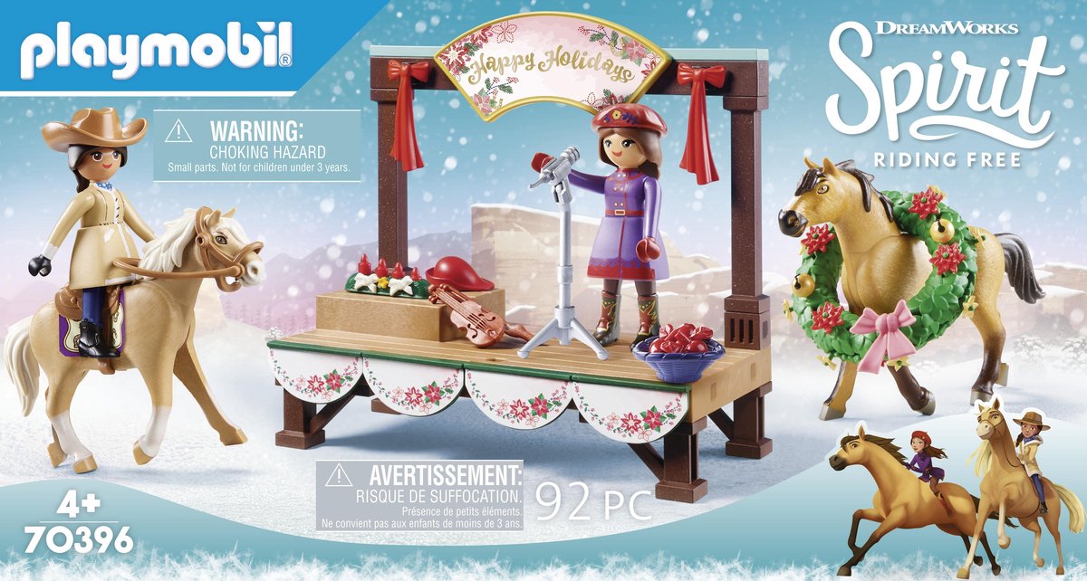 Playmobil Spirit Riding Free Kerstmis Concert (70396)