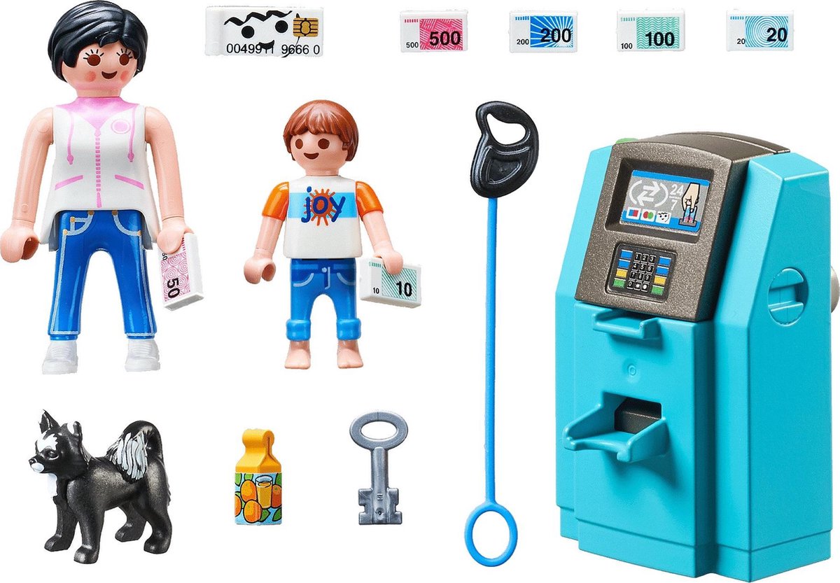Playmobil Family Fun geldautomaat junior 29 delig